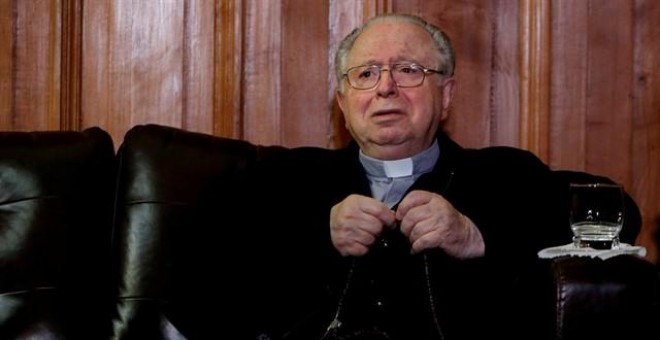 El ya expárroco Fernando Karadima , expulsado del definitivamente del sacerdocio. REUTERS/Archivo