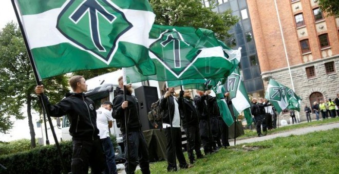 El grupo neonazi Movimiento de Resistencia Nórdico