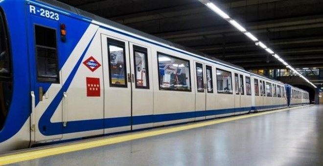 Uno de los vagones de Metro de Madrid - Europa Press