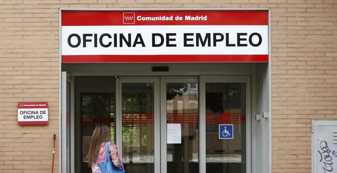 Una oficina de empleo de la Comunidad de Madrid. E.P.
