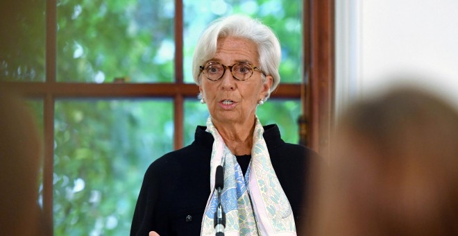 Christine Lagarde, directora gerente del Fondo Monetario Internacional. - REUTERS