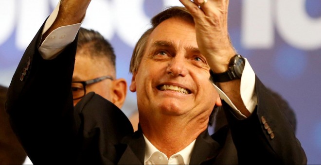 Jair Bolsonaro, candidato presidencial en las elecciones de Brasil. | Rodolfo Buhrer / Reuters