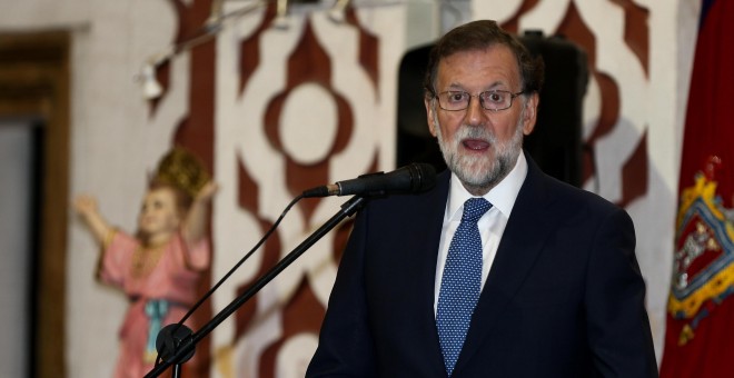 Rajoy durante su estancia en Quito. EFE