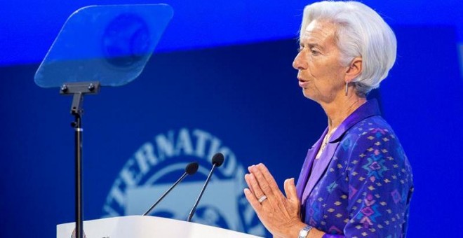 La directora gerente del Fondo Monetario Internacional (FMI), Christine Lagarde.-EFE