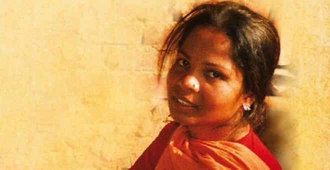 La cristiana pakistaní Asia Bibi, acusada de blasfemia y condenada a muerte.