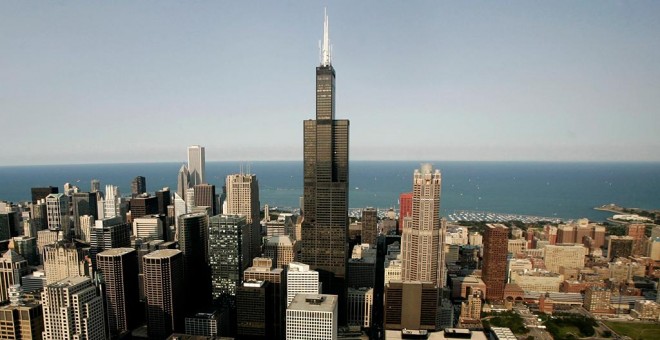 La Torre Sears (ahora Torre Willis) en Chicago.