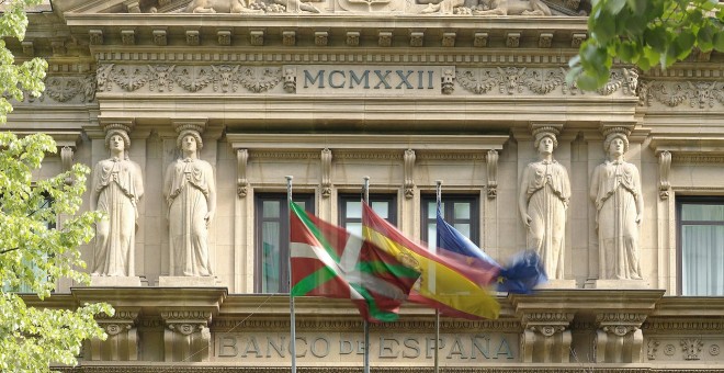 Edificio del Banco de España en Bilbao.