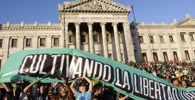 Manifestación en Madrid por la legalización de la marihuana / Imagen de archivo - EFE