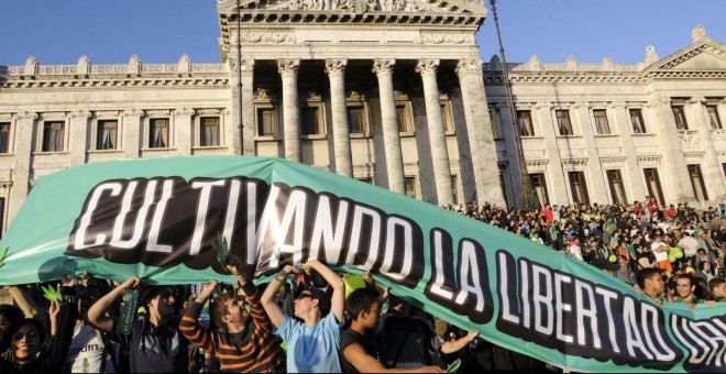 Manifestación en Madrid por la legalización de la marihuana / Imagen de archivo - EFE