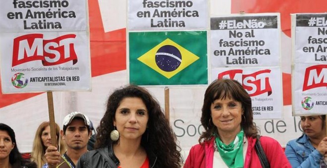 mujeres protesta Bolsonaro Brasil