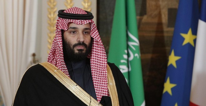 El príncipe heredero de Arabia Saudí, Mohammed bin Salman, en París en una imagen de archivo. / AFP - YOAN VALAT