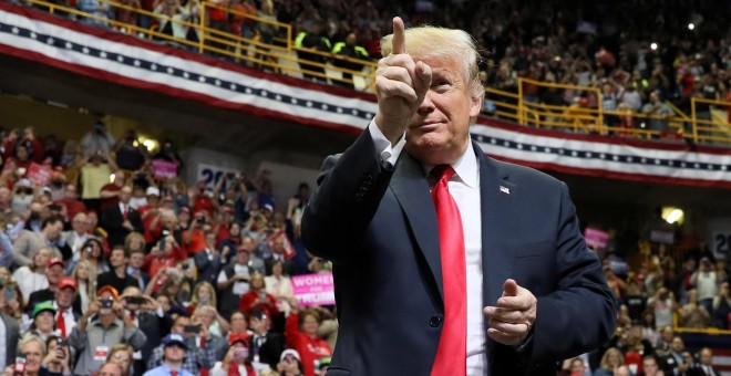 El presidente de los Estados Unidos, Donald Trump, en Chattanooga un acto en Tennessee el pasado 4 de noviembre. / REUTERS - JONATHAN ERNST