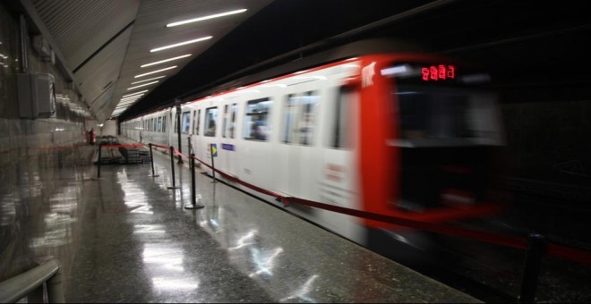 Foto de archivo del metro de Barcelona. / EFE
