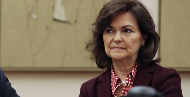 La vicepresidenta del gobierno Carmen Calvo - EFE