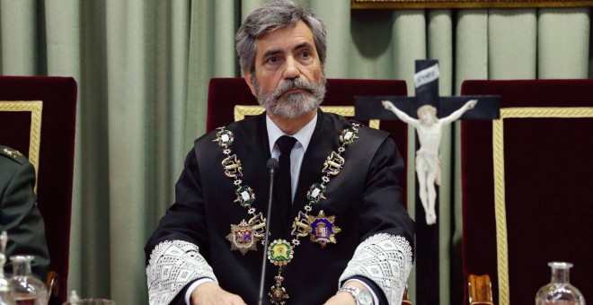 Carlos Lesmes, presidente del Consejo General del Poder Judicial (CGPJ). EFE/Ángel Díaz
