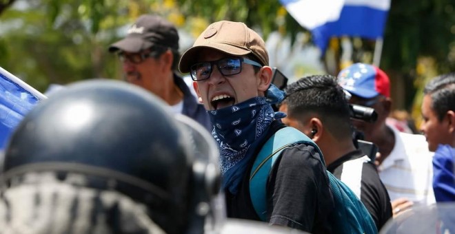 Jairo, un joven disidente de Nicaragua. / UNIVISIÓN