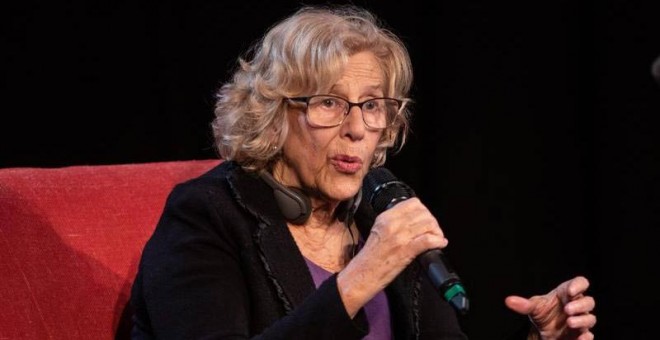 La alcaldesa de Madrid, Manuela Carmena. (OMER MESSINGER)