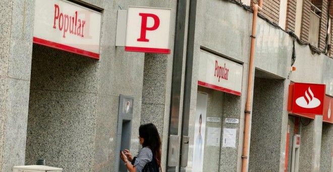 Una oficina del Banco Popular. REUTERS/Archivo