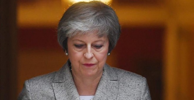 La primera ministra británica, Theresa May. / EFE - Andy Rain