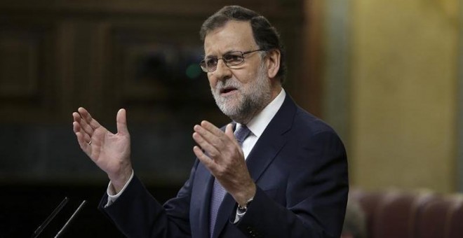 El expresidente del Gobierno Mariano Rajoy en el Congreso. EFE/Archivo