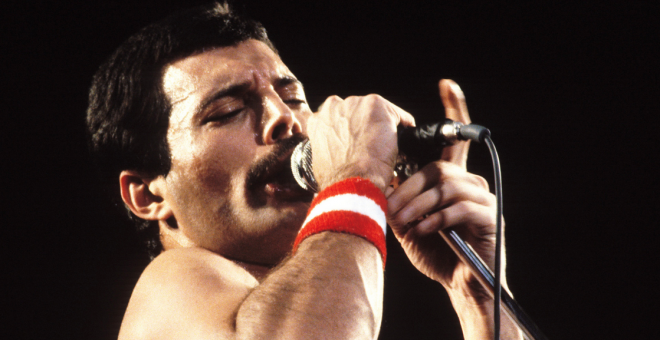 Foto de archivo. Freddie Mercury.