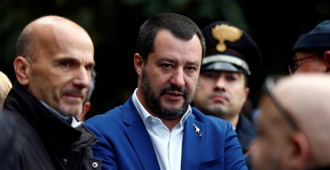 El vicepresidente y ministro del Interior italiano, Matteo Salvini.- REUTERS