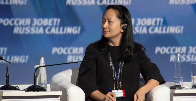 Meng Wanzhou, directora financiera de Huawei. - REUTERS