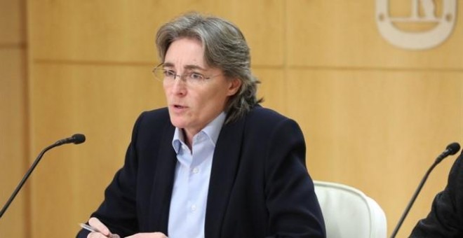 La presidenta de la EMVS y alcaldesa de Madrid en funciones, Marta Higueras. -EUROPA PRESS