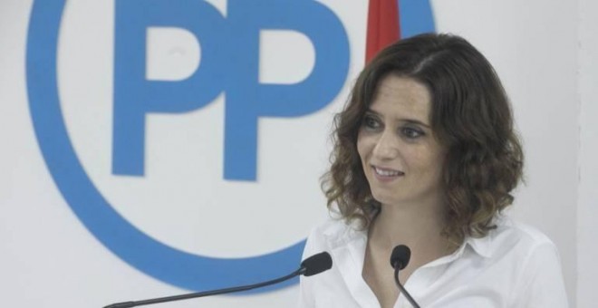 Isabel Díaz Ayuso, secretaria de Comunicación del PP. EUROPA PRESS/Archivo