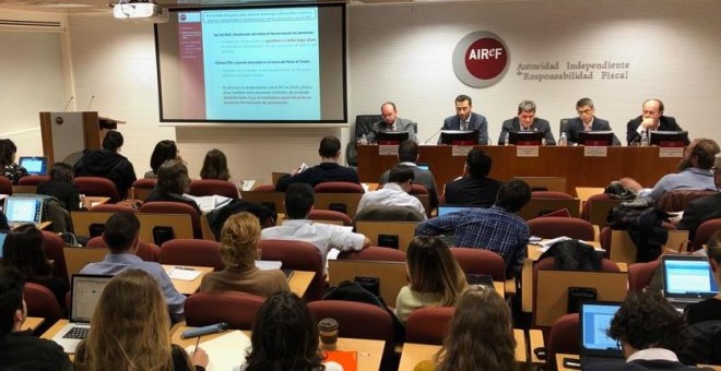 Presentación del informa de la Autoridad Independiente de Responsabilidad Fiscal (AIReF) sobre la Seguridad Social