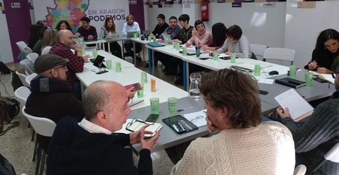 Reunión de las direcciones autonómicas de doce comunidades en Zaragoza / Podemos Zaragoza