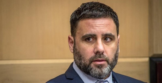 19/01/2019.- El ciudadano español-estadounidense Pablo Ibar asiste a una audiencia este sábado en el Tribunal Estatal de Florida, en Fort Lauderdale (EEUU). Pablo Ibar, acusado de un triple asesinato cometido en Florida (EE.UU.) en 1994, fue declarado hoy