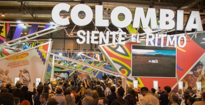 Stand de Colombia en Fitur 2019.