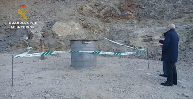 El pozo de Totalán en el que cayó Julen, sellado | Guardia Civil (EFE)