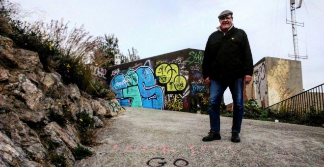 Christian Bougard, antic veí de les barraques dels canons de la Rovira. . ANDER ZURIMENDI