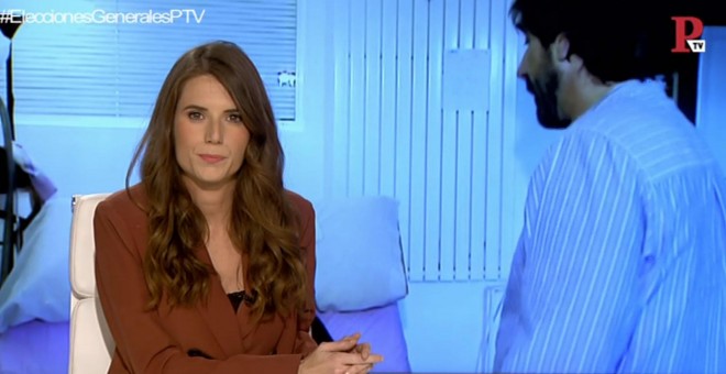 Nuria Martínez en el informativo 'Público al Día' del 11 de febrero de 2019.