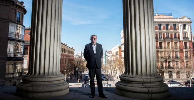 Miguel Falomir, director del Museo del Prado, en el Casón del Buen Retiro.- FERNANDO SÁNCHEZ