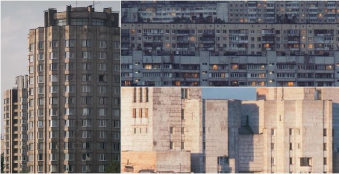 Edificios de creación soviética de la cuenta de Instagram 'northern.friend'.