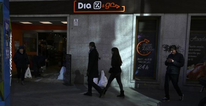 Un supermercado del Grupo Día en Madrid. AFP/Pierre-Philippe Marcou