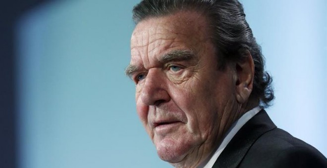 El ex canciller alemán Gerhard Schroeder. EFE