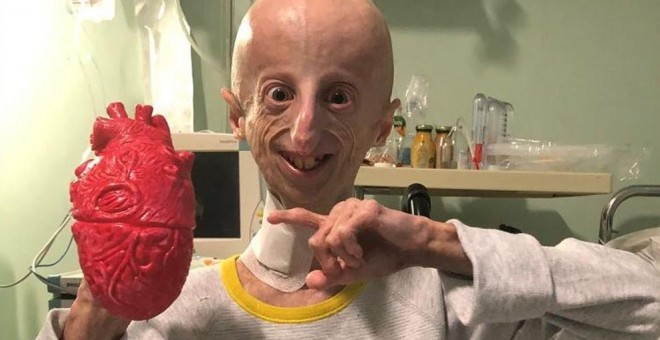 El biólogo molecular y enfermo de progeria, Sammy Basso (Facebook / Sammy Basso)