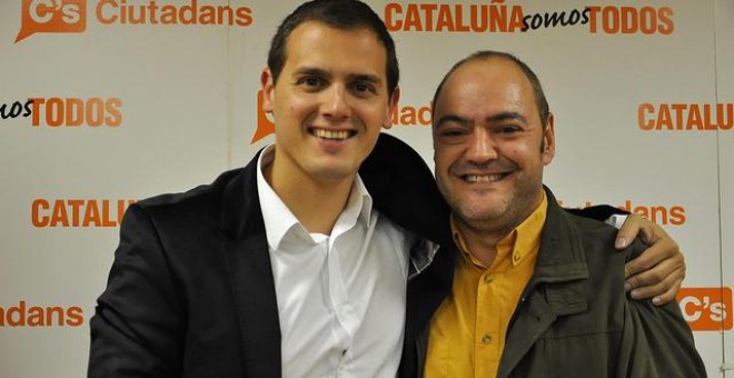Albert Rivera junto a Toni Mulero en 2011. Fuente: Ciudadanos.