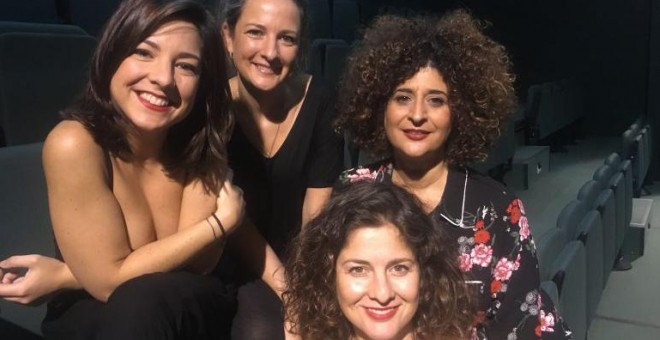 Las cuatro integrantes de la compañía de teatro Las Niñas de Cádiz.