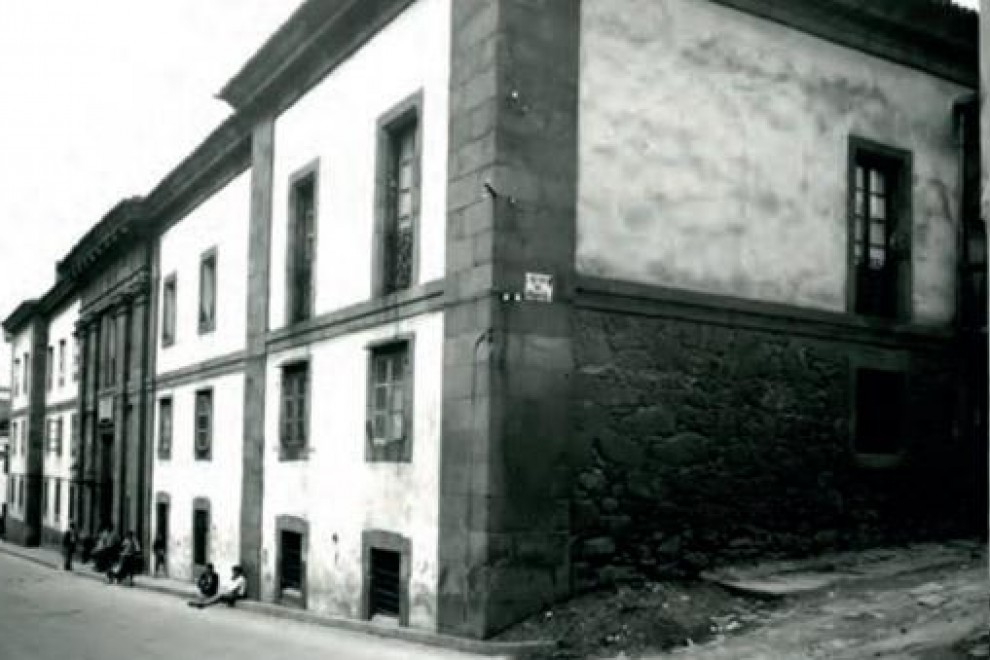 Hospital de Caridad, desaparecido en 1958. / FOTO BLANCO - ARCHIVO HISTÓRICO DE A CORUÑA