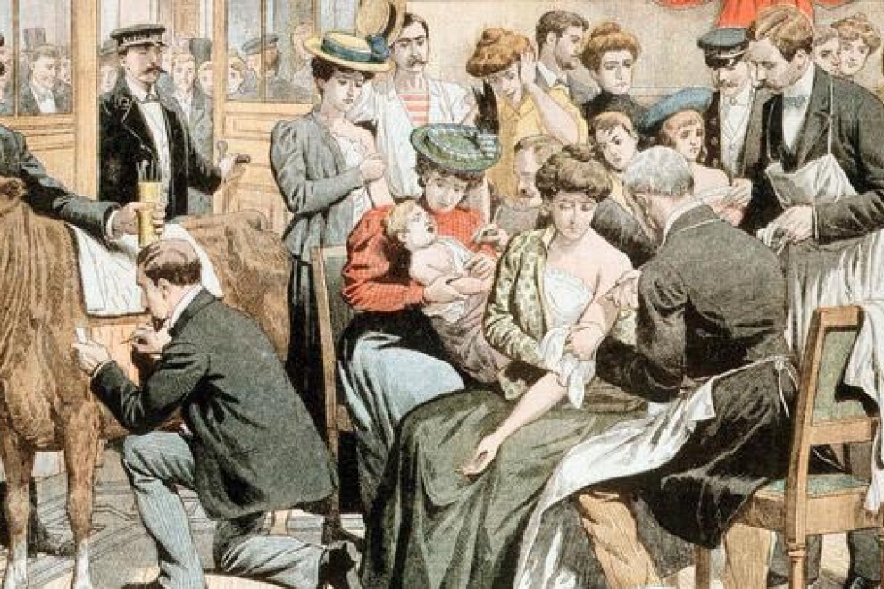 Campaña de vacunación en París a principios del pasado siglo. / LE PETIT JOURNAL