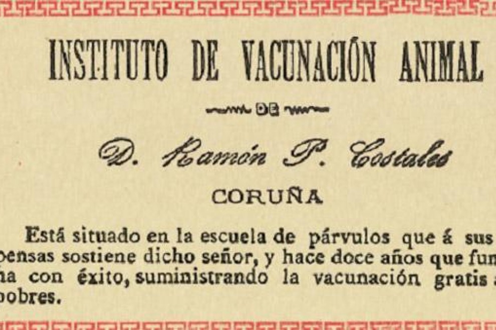 Instituto de vacunación animal de Ramón Costales, en A Coruña. / ARCHIVO A.L.M.