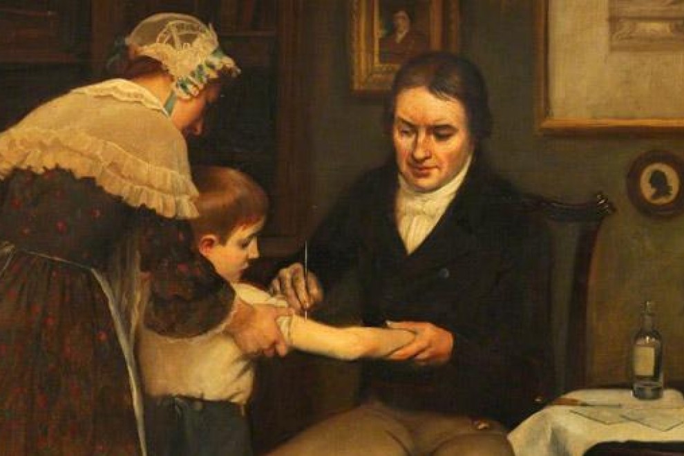 El británico Edward Jenner descubrió la vacuna contra la viruela. / ERNEST BOARD (WELCOME MUSEUM)