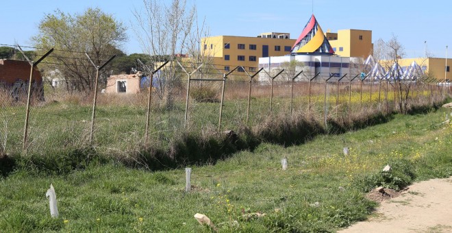 Vista del recinto del CIE de Madrid. / Plataforma Salvemos Carabanchel