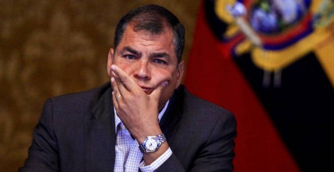 El expresidente de Ecuador Rafael Correa. EFE