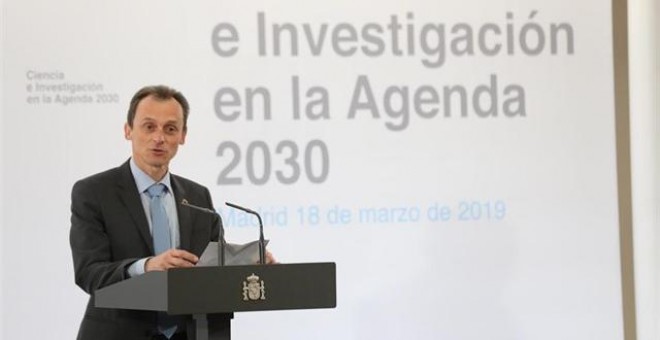 Pedro Duque, ministro de Ciencia, Innovación y Universidades. /Marta Fernández Jara-EP
